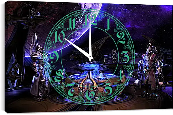 Часы картина - StarCraft II: Legacy Of The Void Часы картина - StarCraft II: Legacy Of The Void