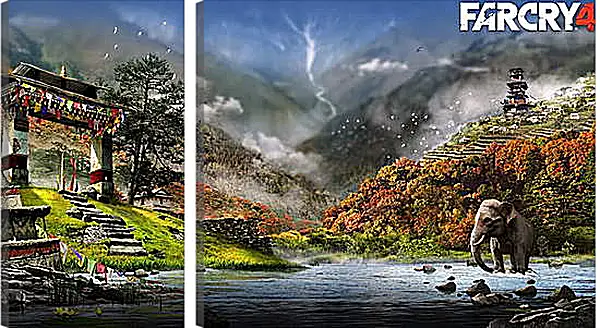 Модульная картина - Far Cry 4 Модульная картина - Far Cry 4