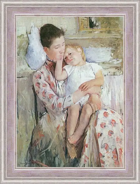 Картина в раме - Emmie and Her Child. Кэссетт (Кассатт) Мэри Стивенсон Картина в раме - Emmie and Her Child. Кэссетт (Кассатт) Мэри Стивенсон