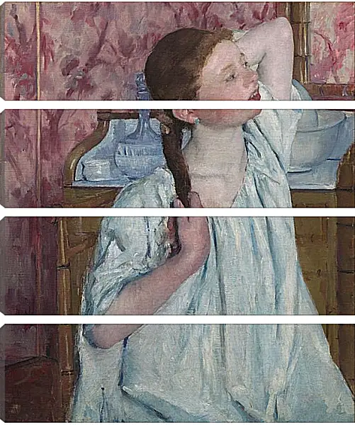 Модульная картина - Girl Arranging Her Hair. Кэссетт (Кассатт) Мэри Стивенсон Модульная картина - Girl Arranging Her Hair. Кэссетт (Кассатт) Мэри Стивенсон
