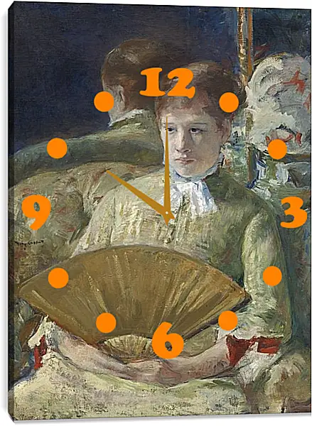 Часы картина - Miss Mary Ellison. Кэссетт (Кассатт) Мэри Стивенсон Часы картина - Miss Mary Ellison. Кэссетт (Кассатт) Мэри Стивенсон