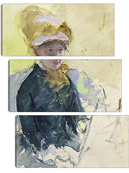 Модульная картина - Self Portrait. Кэссетт (Кассатт) Мэри Стивенсон Модульная картина - Self Portrait. Кэссетт (Кассатт) Мэри Стивенсон