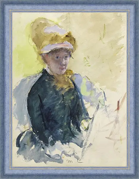 Картина в раме - Self Portrait. Кэссетт (Кассатт) Мэри Стивенсон Картина в раме - Self Portrait. Кэссетт (Кассатт) Мэри Стивенсон