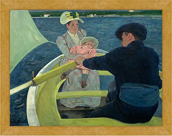 Картина в раме - The Boating Party. Кэссетт (Кассатт) Мэри Стивенсон Картина в раме - The Boating Party. Кэссетт (Кассатт) Мэри Стивенсон