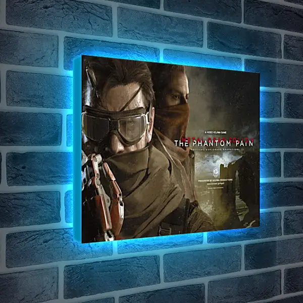 Лайтбокс световая панель - Metal Gear Solid V: The Phantom Pain
Лайтбокс световая панель - Metal Gear Solid V: The Phantom Pain