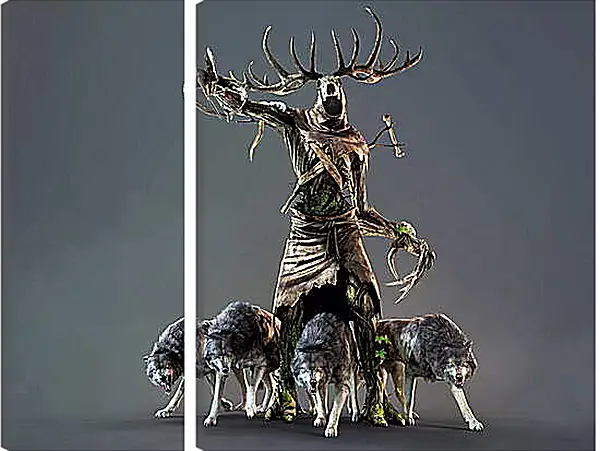 Модульная картина - The Witcher 3: Wild Hunt (Ведьмак), Леший Модульная картина - The Witcher 3: Wild Hunt (Ведьмак), Леший