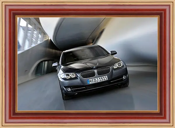 Картина в раме - BMW в движении Картина в раме - BMW в движении