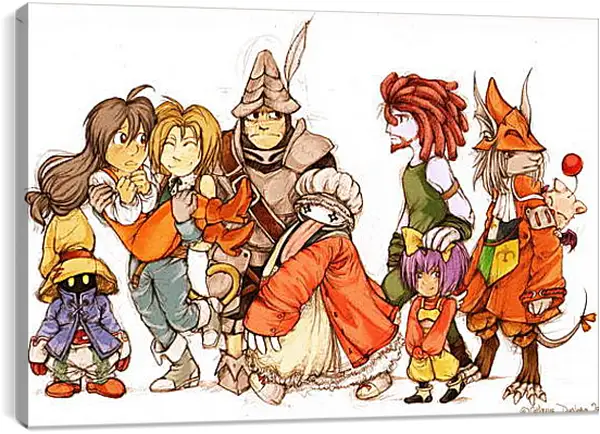 Постер на подрамнике - Final Fantasy IX Постер на подрамнике - Final Fantasy IX