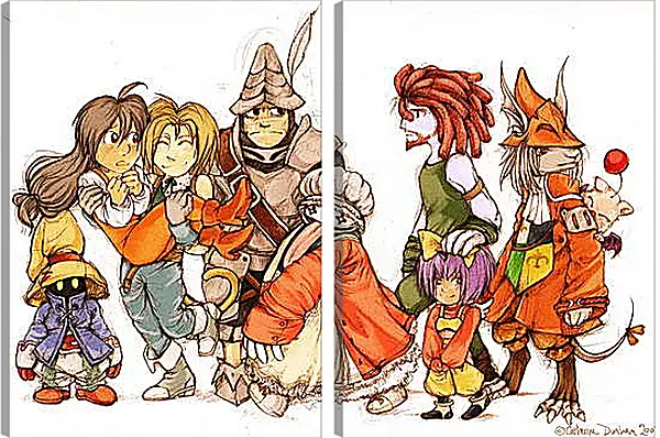 Модульная картина - Final Fantasy IX Модульная картина - Final Fantasy IX