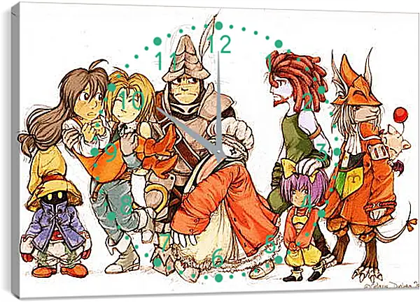 Часы картина - Final Fantasy IX Часы картина - Final Fantasy IX