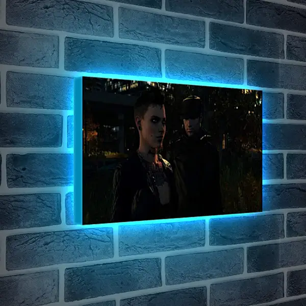 Лайтбокс световая панель - Watch Dogs Лайтбокс световая панель - Watch Dogs