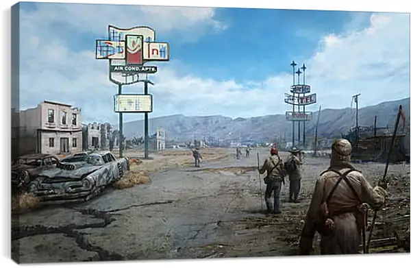 Постер на подрамнике - Fallout: New Vegas Постер на подрамнике - Fallout: New Vegas