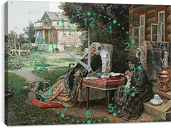 Часы картина - Все в прошлом. Максимов Василий Максимович Часы картина - Все в прошлом. Максимов Василий Максимович