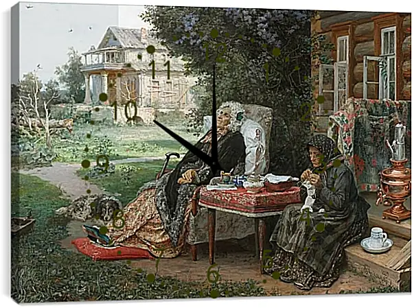 Часы картина - Все в прошлом. Максимов Василий Максимович Часы картина - Все в прошлом. Максимов Василий Максимович