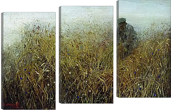 Модульная картина - Залом ржи. Максимов Василий Максимович Модульная картина - Залом ржи. Максимов Василий Максимович