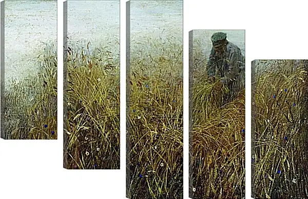 Модульная картина - Залом ржи. Максимов Василий Максимович Модульная картина - Залом ржи. Максимов Василий Максимович