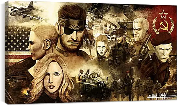 Постер на подрамнике - Metal Gear Постер на подрамнике - Metal Gear