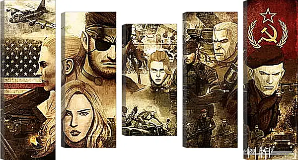 Модульная картина - Metal Gear Модульная картина - Metal Gear