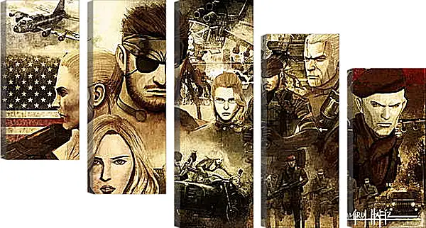 Модульная картина - Metal Gear Модульная картина - Metal Gear