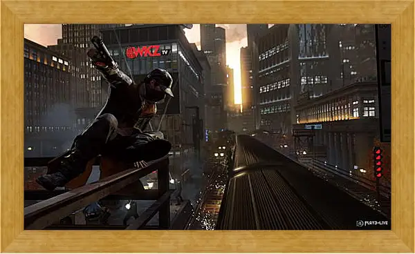Картина в раме - Watch Dogs Картина в раме - Watch Dogs