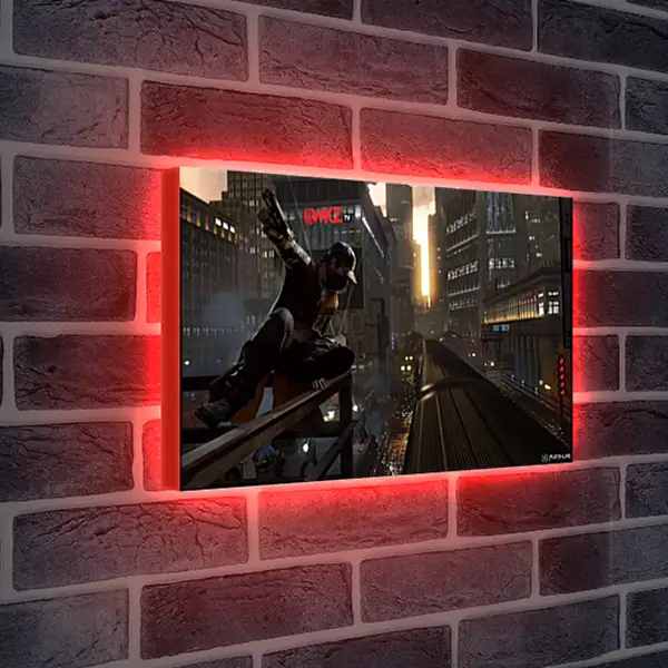 Лайтбокс световая панель - Watch Dogs Лайтбокс световая панель - Watch Dogs
