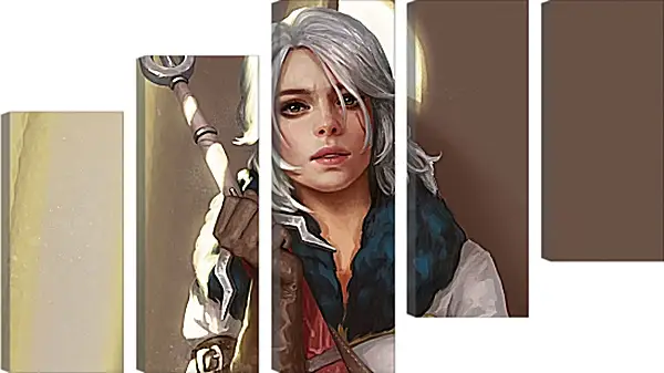 Модульная картина - The Witcher (Ведьмак), Цирилла Ласточка (Zirael) Модульная картина - The Witcher (Ведьмак), Цирилла Ласточка (Zirael)