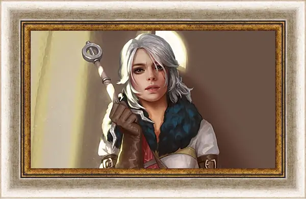 Картина в раме - The Witcher (Ведьмак), Цирилла Ласточка (Zirael) Картина в раме - The Witcher (Ведьмак), Цирилла Ласточка (Zirael)