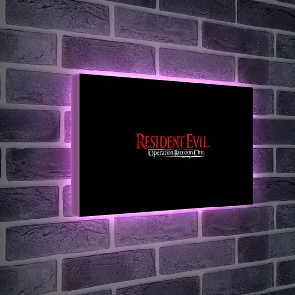 Лайтбокс световая панель - Resident Evil: Operation Raccoon City Лайтбокс световая панель - Resident Evil: Operation Raccoon City
