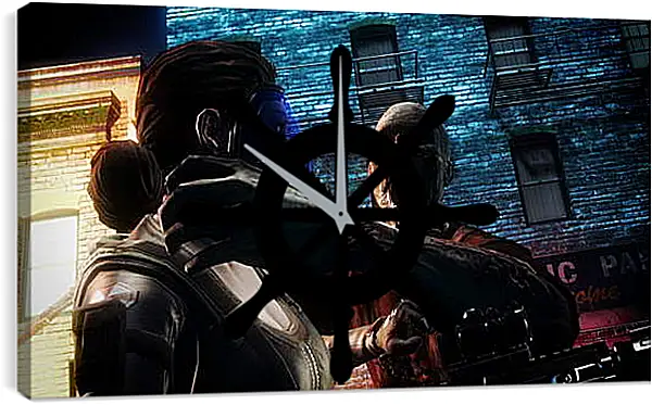 Часы картина - Resident Evil: Operation Raccoon City Часы картина - Resident Evil: Operation Raccoon City