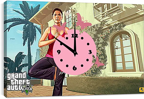 Часы картина - Grand Theft Auto V Часы картина - Grand Theft Auto V