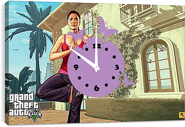 Часы картина - Grand Theft Auto V Часы картина - Grand Theft Auto V