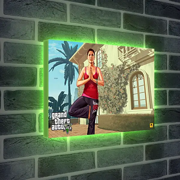Лайтбокс световая панель - Grand Theft Auto V Лайтбокс световая панель - Grand Theft Auto V