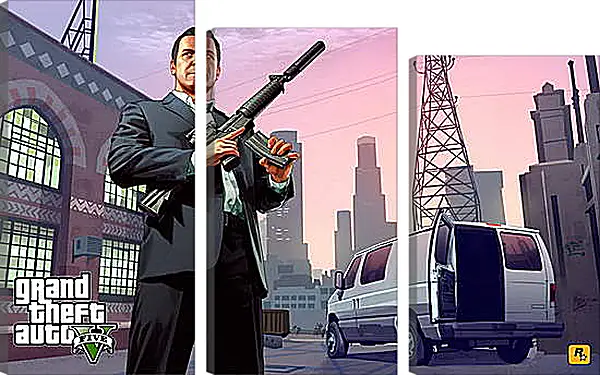 Модульная картина - Grand Theft Auto V Модульная картина - Grand Theft Auto V