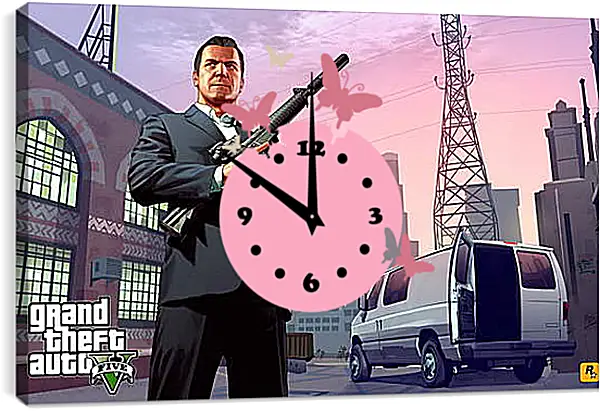 Часы картина - Grand Theft Auto V Часы картина - Grand Theft Auto V
