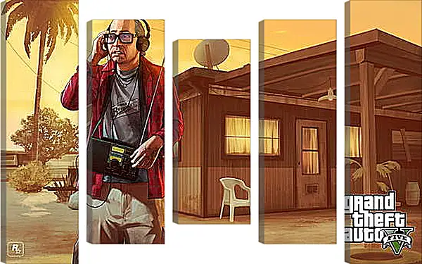 Модульная картина - Grand Theft Auto V Модульная картина - Grand Theft Auto V