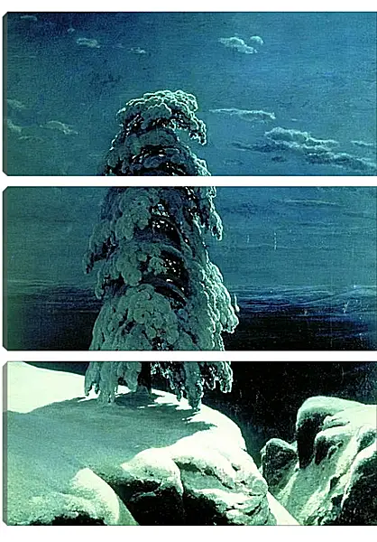 Модульная картина - На севере диком. Иван Шишкин Модульная картина - На севере диком. Иван Шишкин