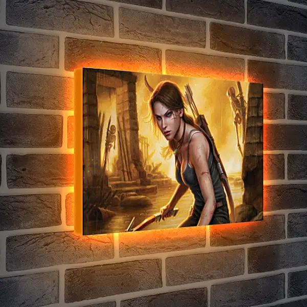 Лайтбокс световая панель - Tomb Raider Лайтбокс световая панель - Tomb Raider