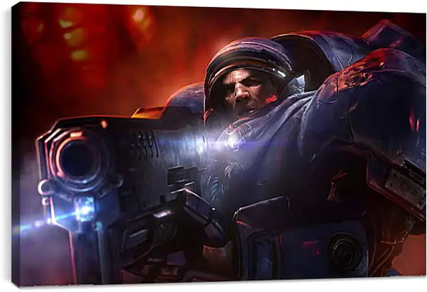 Постер на подрамнике - Starcraft II: Wings Of Liberty Постер на подрамнике - Starcraft II: Wings Of Liberty