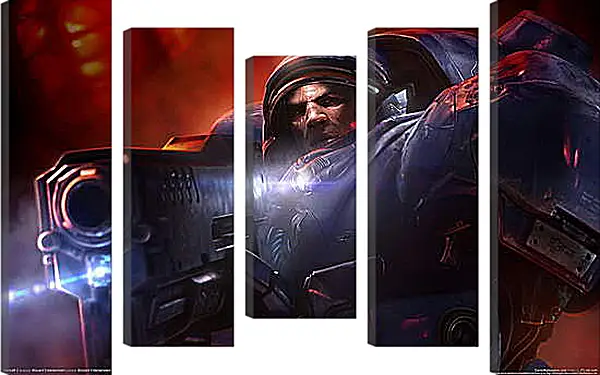 Модульная картина - Starcraft II: Wings Of Liberty Модульная картина - Starcraft II: Wings Of Liberty