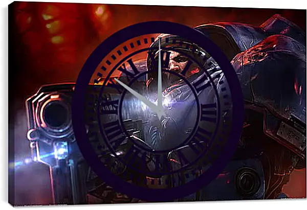 Часы картина - Starcraft II: Wings Of Liberty Часы картина - Starcraft II: Wings Of Liberty
