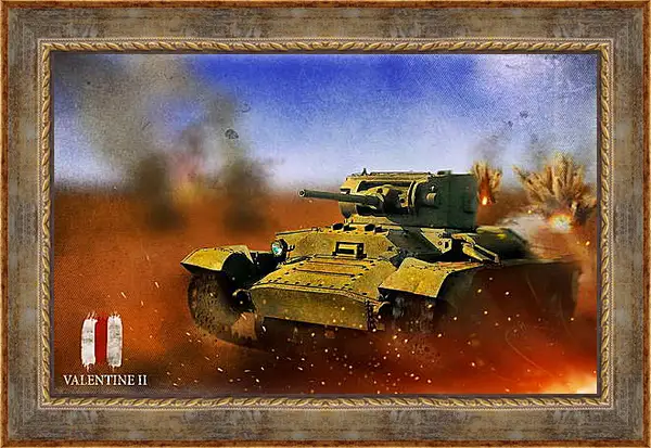 Картина в раме - World Of Tanks Картина в раме - World Of Tanks