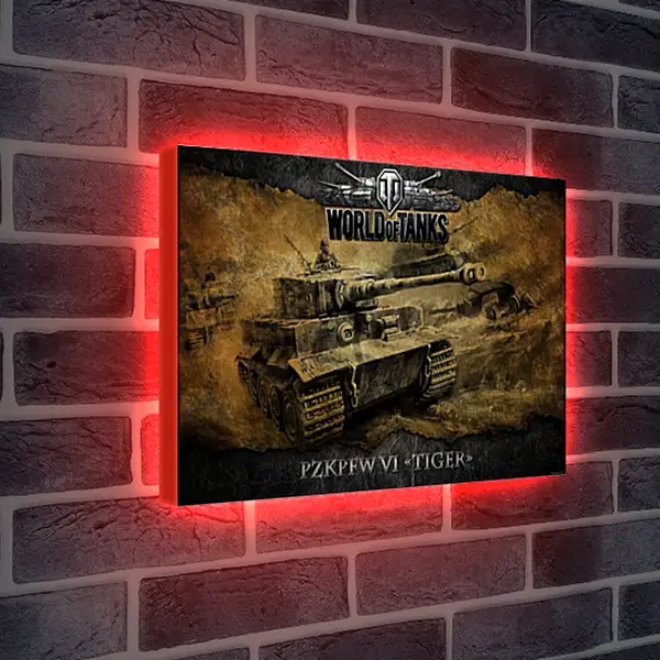 Лайтбокс световая панель - World Of Tanks Лайтбокс световая панель - World Of Tanks