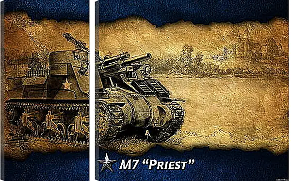 Модульная картина - World Of Tanks Модульная картина - World Of Tanks