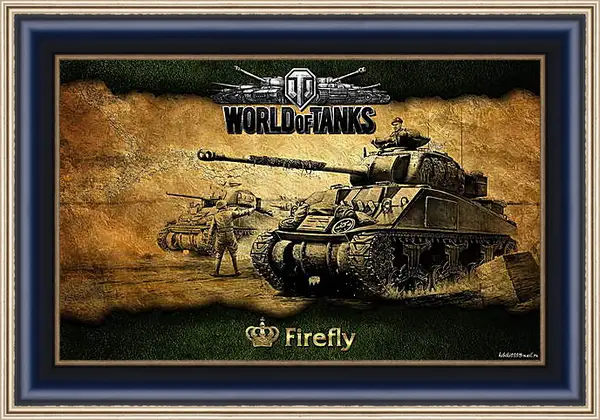 Картина в раме - World Of Tanks Картина в раме - World Of Tanks