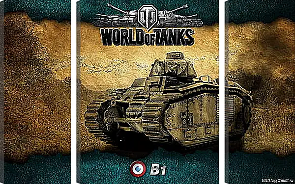 Модульная картина - World Of Tanks Модульная картина - World Of Tanks