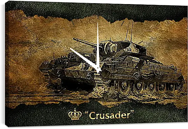 Часы картина - World Of Tanks Часы картина - World Of Tanks