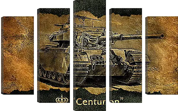 Модульная картина - World Of Tanks Модульная картина - World Of Tanks