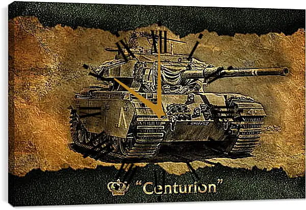 Часы картина - World Of Tanks Часы картина - World Of Tanks