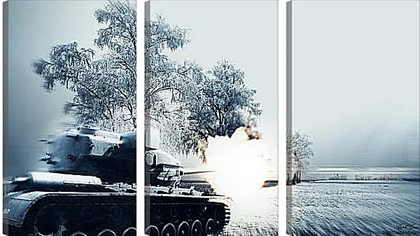 Модульная картина - World Of Tanks Модульная картина - World Of Tanks