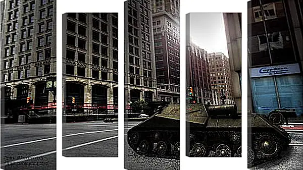 Модульная картина - World Of Tanks Модульная картина - World Of Tanks